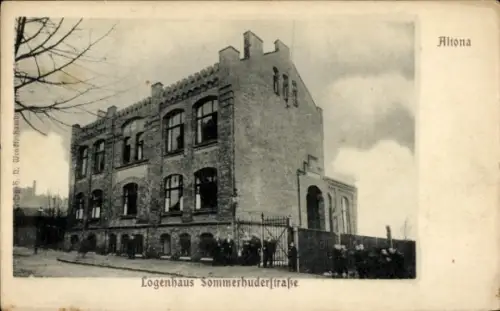 Ak Hamburg Altona, Logenhaus Sommerhuderstraße