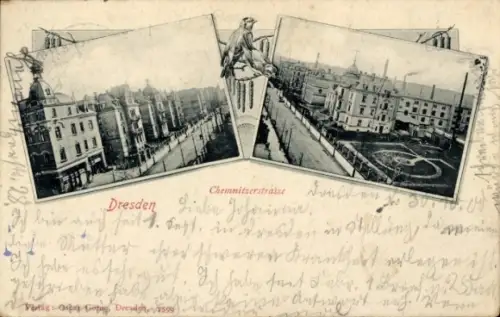 Ak Dresden Plauen, Chemnitzer Straße