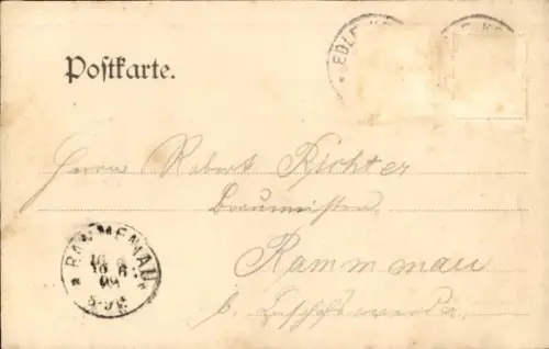 Passepartout Ak Höckendorf Klingenberg im Osterzgebirge, Gesamtansicht, Restauration Kohl