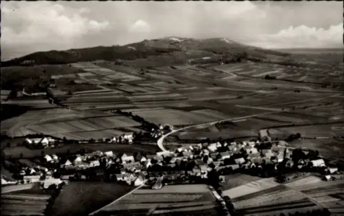 Ak Aufkirchen Gerolfingen in Mittelfranken Bayern, Fliegeraufnahme