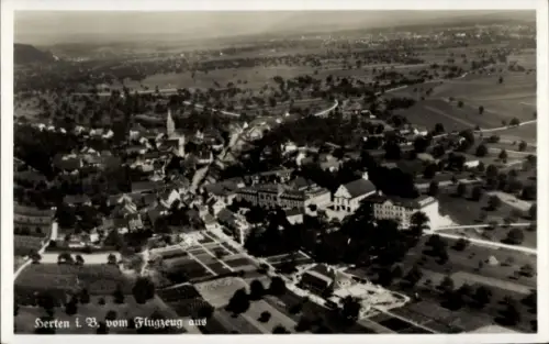 Ak Herten im Ruhrgebiet Westfalen, Fliegeraufnahme