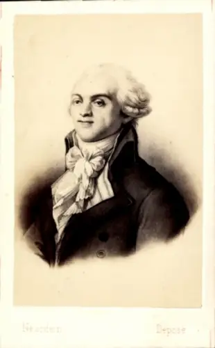 Carte de Visite Maximilien de Robespierre