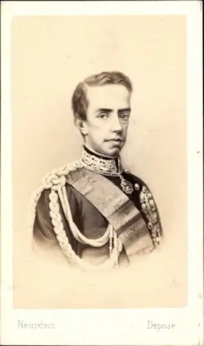 Carte de Visite König Amadeus I. von Spanien