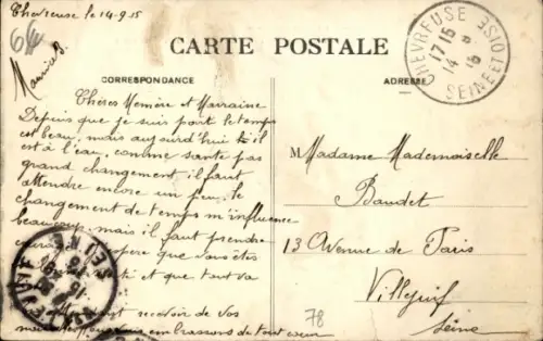 Ak Chevreuse Yvelines, Panorama