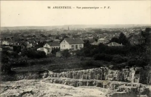 Ak Argenteuil Val d'Oise, Panorama