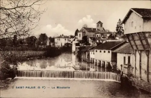 Ak Saint Palais Pyrénées Atlantiques, Minoterie