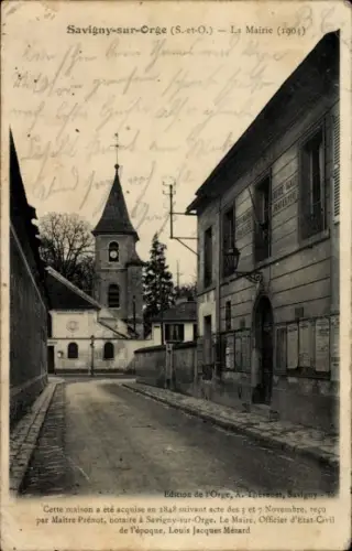 Ak Savigny sur Orge Essonne, Rathaus