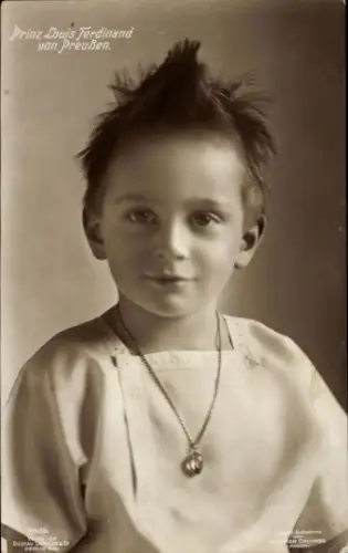 Ak Prinz Louis Ferdinand von Preußen, Liersch 3435, Portrait