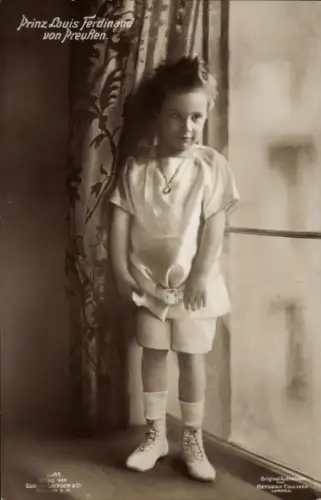 Ak Prinz Louis Ferdinand von Preußen, Kinderportrait