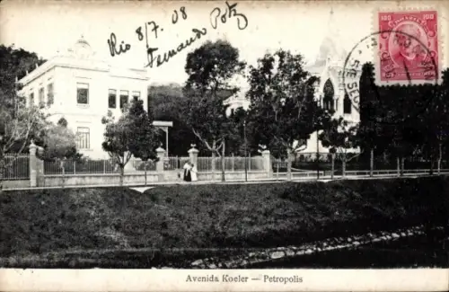 Ak Petrópolis Brasilien, Avenida Koeler