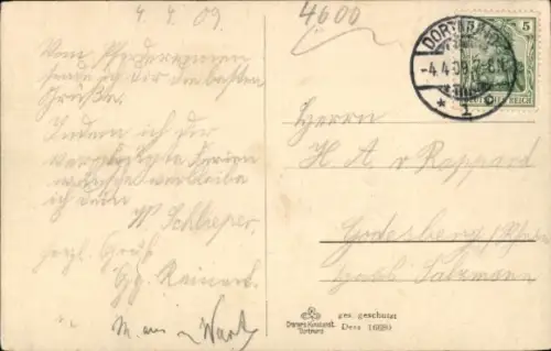 Ak Dortmund, Pferderennbahn, Tribünen