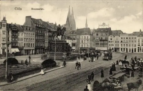 Ak Köln am Rhein, Heumarkt