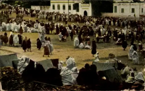 Ak Tanger Marokko, Markt