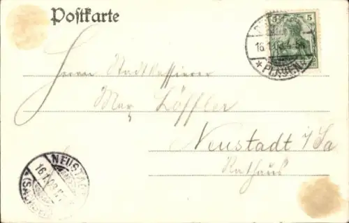 Ak Dresden Plauen, Hohestraße, oberer Teil