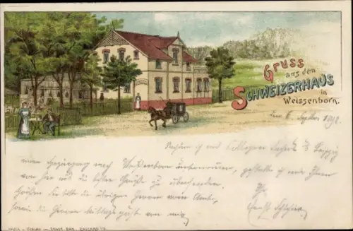Litho Weißenborn Zwickau in Sachsen, Schweizerhaus