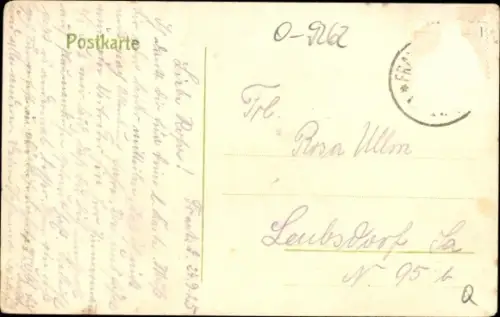 Ak Frankenberg an der Zschopau, Gnauck- und Margarethenstraße