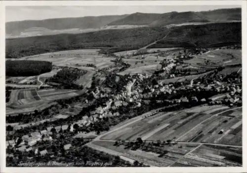 Ak Sondelfingen Reutlingen in Württemberg, Luftaufnahme