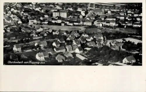 Ak Oberbexbach Bexbach im Saarland, Luftaufnahme von  zahlreiche Häuser, ruhige Umgebung