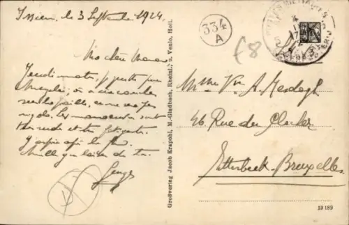 Ak Issum am Niederrhein, Geldernsche Straße