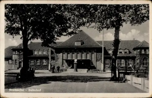Ak Bramsche in Niedersachsen, Bahnhof