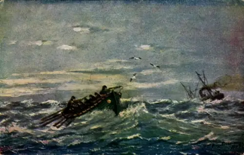 Ak Seenotrettung, Rettungsboot, Schiff