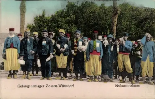 Ak Wünsdorf Zossen in Brandenburg, Gefangenenlager, Mohammedaner
