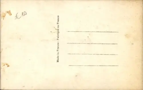 Ak Radrennfahrer Ganay auf einer Radrennbahn
