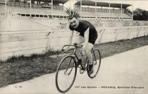 Ak Les Sports, Poulain, Sprinter Fraincais, Radrennfahrer