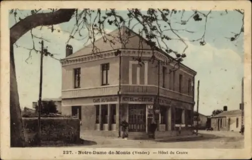 Ak Notre Dame de Monts Vendée, Hotel du Centre