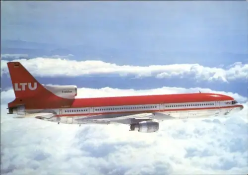 Ak TriStar Lockheed L 1011 1, Deutsches Passagierflugzeug, LTU