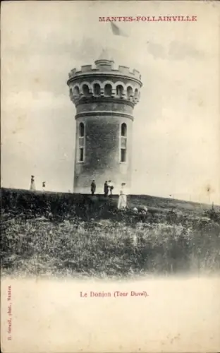 Ak Follainville Dennemont Yvelines, Das Verlies, Duval Turm