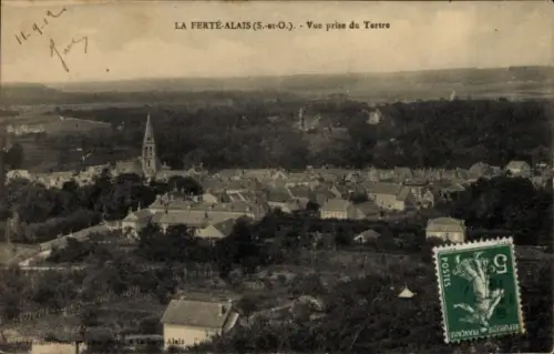 Ak La Ferté Alais Essonne, Panorama