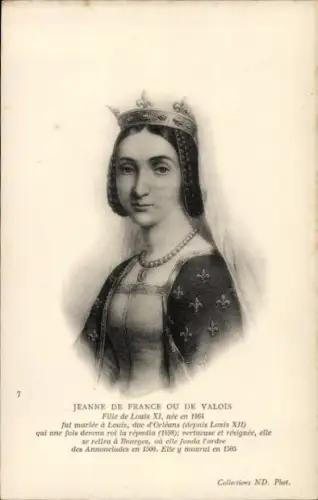 Ak Jeanne de Valois, Portrait