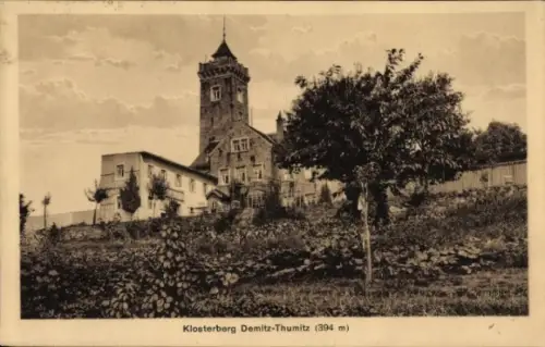 Ak Demitz Thumitz in Sachsen, Klosterberg