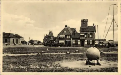Ak Hoek van Holland Rotterdam Zuid-Holland Nederland, Strandweg