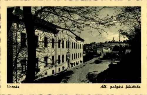 Ak Vasvár Ungarn, Schulgebäude