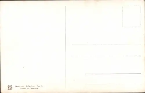 Judaika Künstler Ak Perlberg, F., Jerusalem Israel, Klagemauer