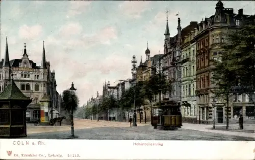 Ak Köln am Rhein, Hohenzollernring