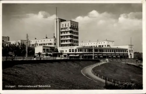 Ak Stuttgart in Württemberg, Höhenrestaurant Schönblick