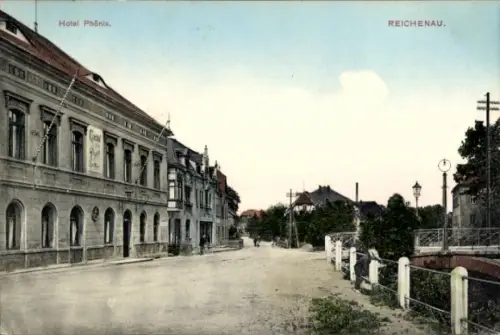 Ak Bogatynia Reichenau in Sachsen, Hotel Phönix