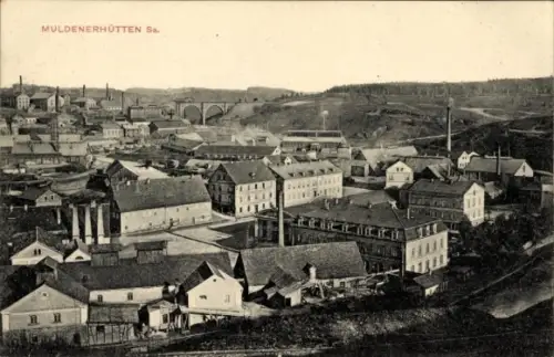 Ak Muldenhütten Freiberg in Sachsen, Gesamtansicht