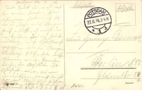 Ak Potsdam, Kaserne 1. Garde Regiment zu Fuß, Ruderbootverleih