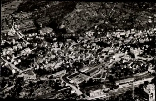 Ak Grötzingen Baden Württemberg, Luftaufnahme