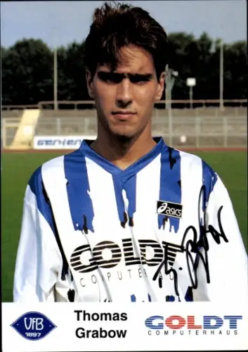 Autogrammkarte Fußballer Thomas Grabow, VfB Oldenburg, Autogramm