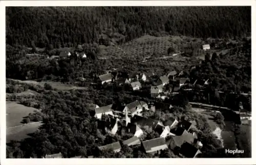 Ak Hopfau Sulz am Neckar, Fliegeraufnahme