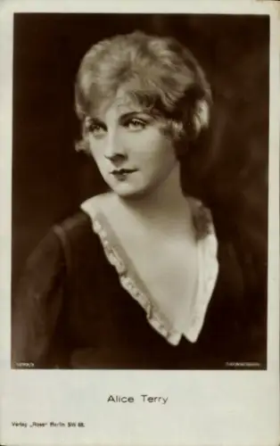 Ak Schauspieler Alice Terry, Portrait