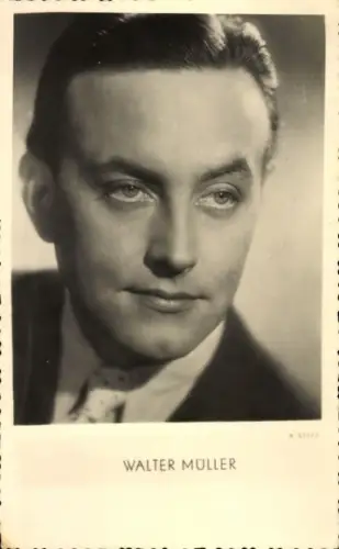 Foto Schauspieler Walter Müller, Portrait