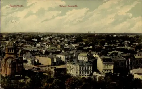 Ak București Bukarest Rumänien, Gesamtansicht