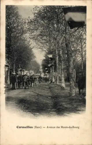 Ak Cormeilles Eure, Avenue des Monts-du-Bourg