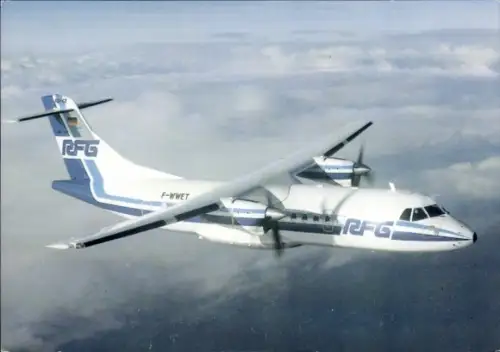 Ak Passagierflugzeug ATR 42/300 der RFG Regionalflug, F-WWET